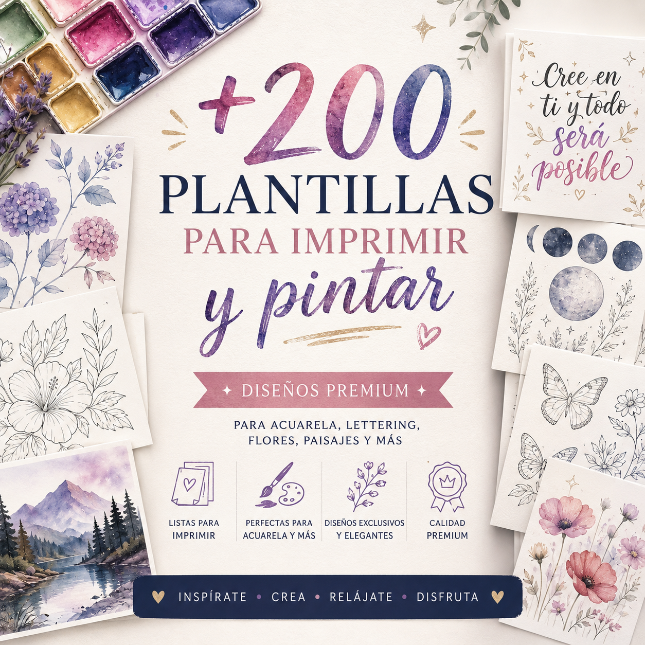Colección Premium de +200 Plantillas Creativas