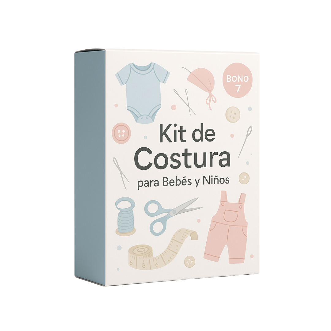 MEGA PACK DE COSTURA + 7 BONOS para coser, crear y emprender con el corazón!