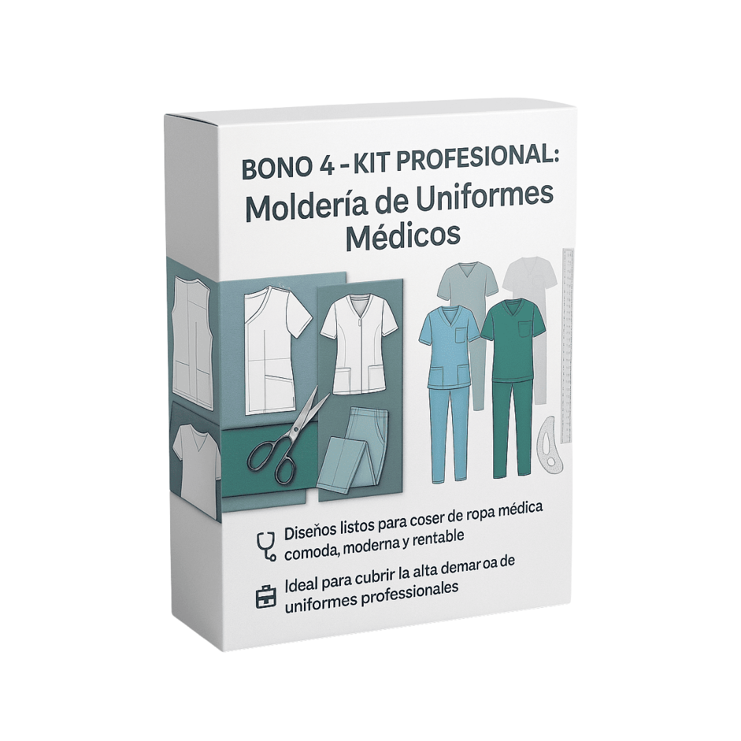 MEGA PACK DE COSTURA + 7 BONOS para coser, crear y emprender con el corazón!