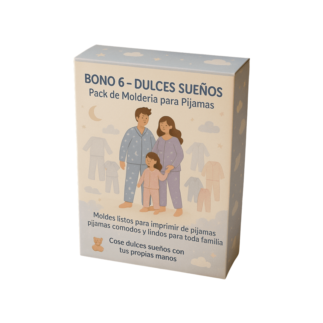 MEGA PACK DE COSTURA + 7 BONOS para coser, crear y emprender con el corazón!