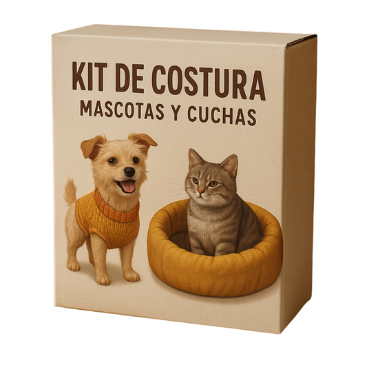 Kit de Costura Mascotas & Cuchas – Diseñá y cosé para tu mejor amigo 🐶🐱