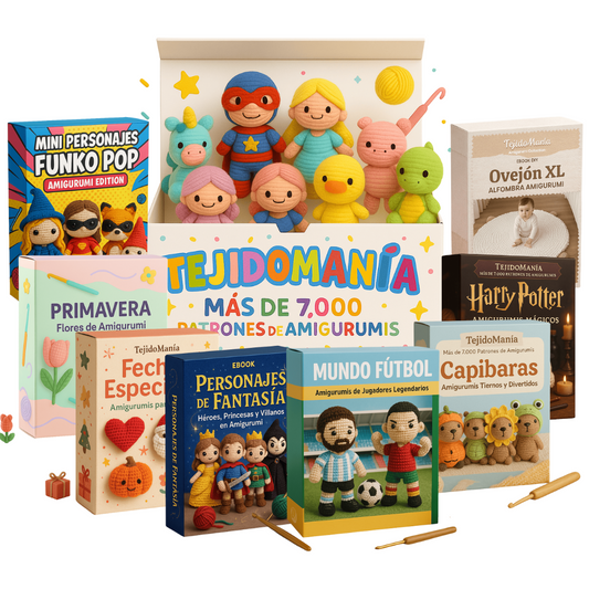 TejidoManía – Más de 7,000 Patrones de Amigurumis + 8 BONOS